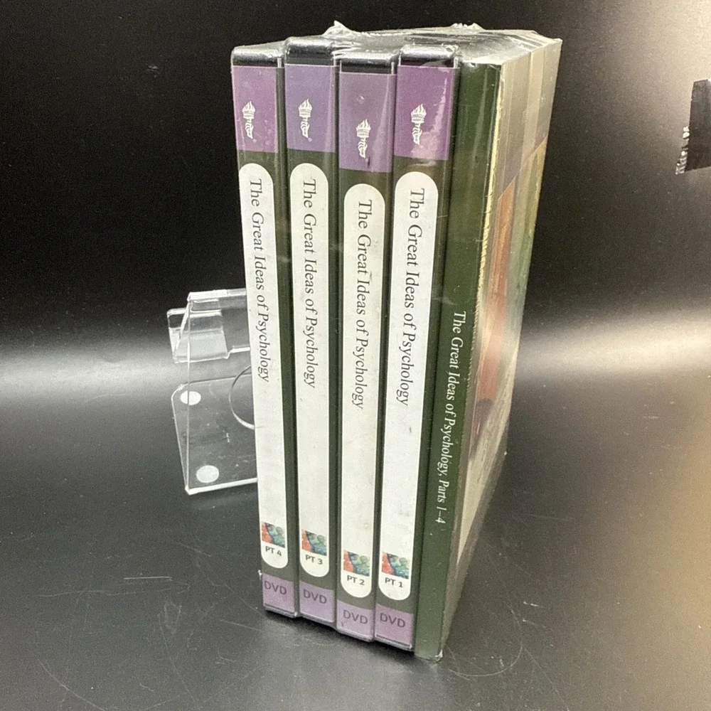 The Great Courses: The Great Ideas of Psychology 8-Disc DVD Set & Guidebook NEW